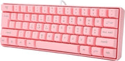 Tastiera da Gioco 61 Tasti RGB con Illuminazione di Sfondo - Universale Ergonomica - per Desktop e Laptop