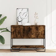 vidaXL Tavolo Consolle Rovere Fumo 100x35x74,5 cm in Truciolato