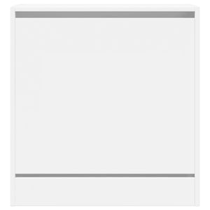 Scarpiera Bianca 60x34x63,5 cm in Legno Multistrato 839938
