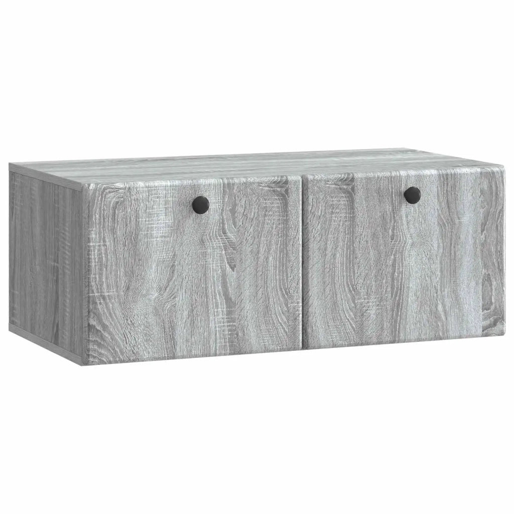 Mobile Porta TV da Muro 78,5 x 41 x 30 cm Sonoma grigio