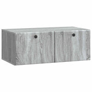 Mobile Porta TV da Muro 78,5 x 41 x 30 cm Sonoma grigio