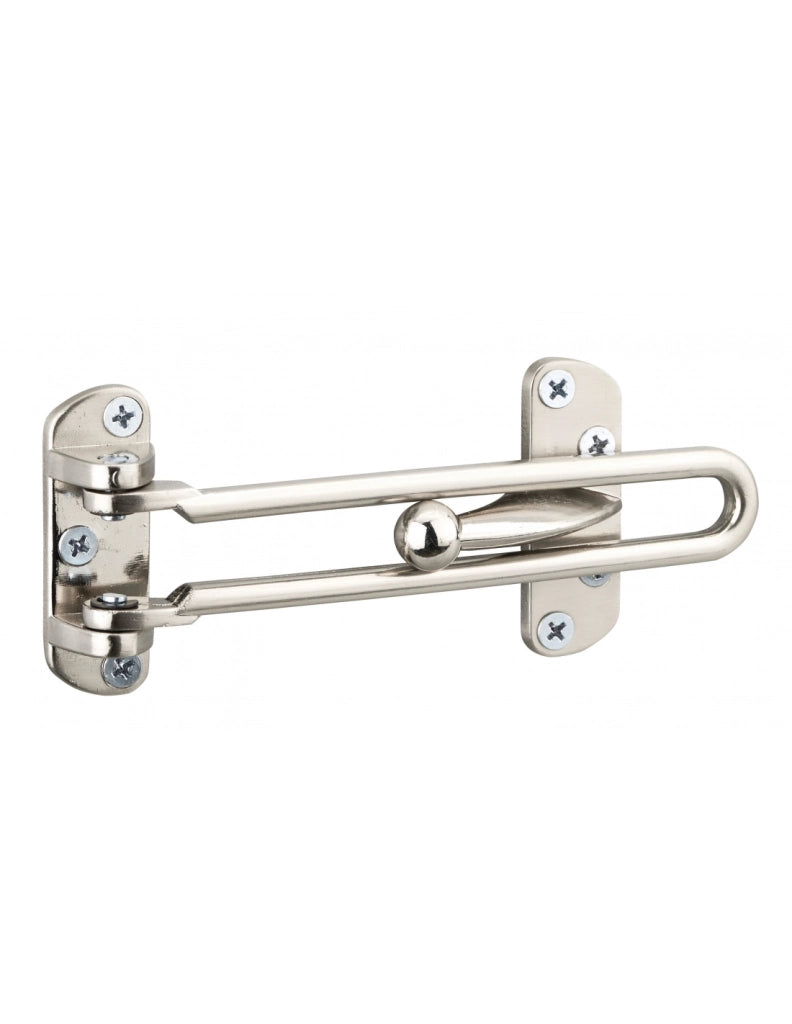 Limitatore di apertura di sicurezza per porta d'ingresso, 145 mm, nichelato – THIRARD