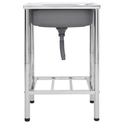 Lavello da Campeggio con Vasca Singola in Acciaio Inox CFW4786685