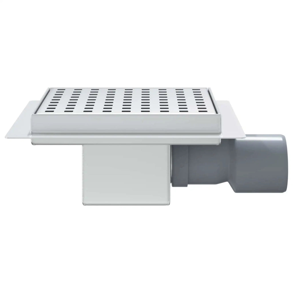 Scarico doccia a pois Argento 15 x 15 cm Acciaio Inox 304 42015934