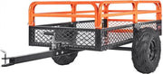 Trattore da giardinaggio pesante con capacità di carico 680 kg, rimorchio con vano carico inclinabile, rimorchio con pareti laterali ripiegabili, rimorchio da ATV UTV con vano carico ripiegabile.