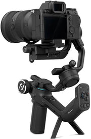 Stabilizzatore per Smartphone e Camera - Gimbal Manuale - Senza Viso - Rotazione 320° - Campo di Visuale 360° - 3 Assi - Tutto in Uno - Nero