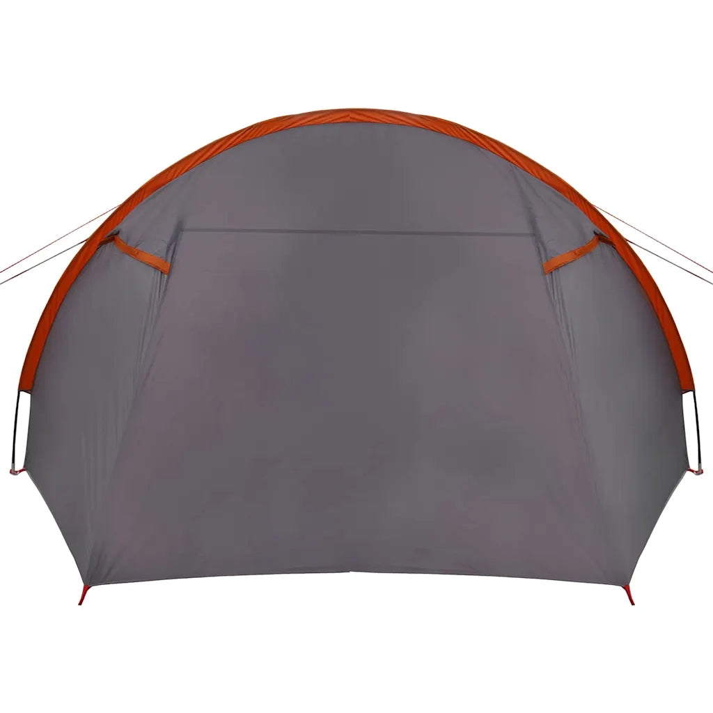 Tenda Tunnel per 5 Persone con tetto Grigio e arancione 42004043