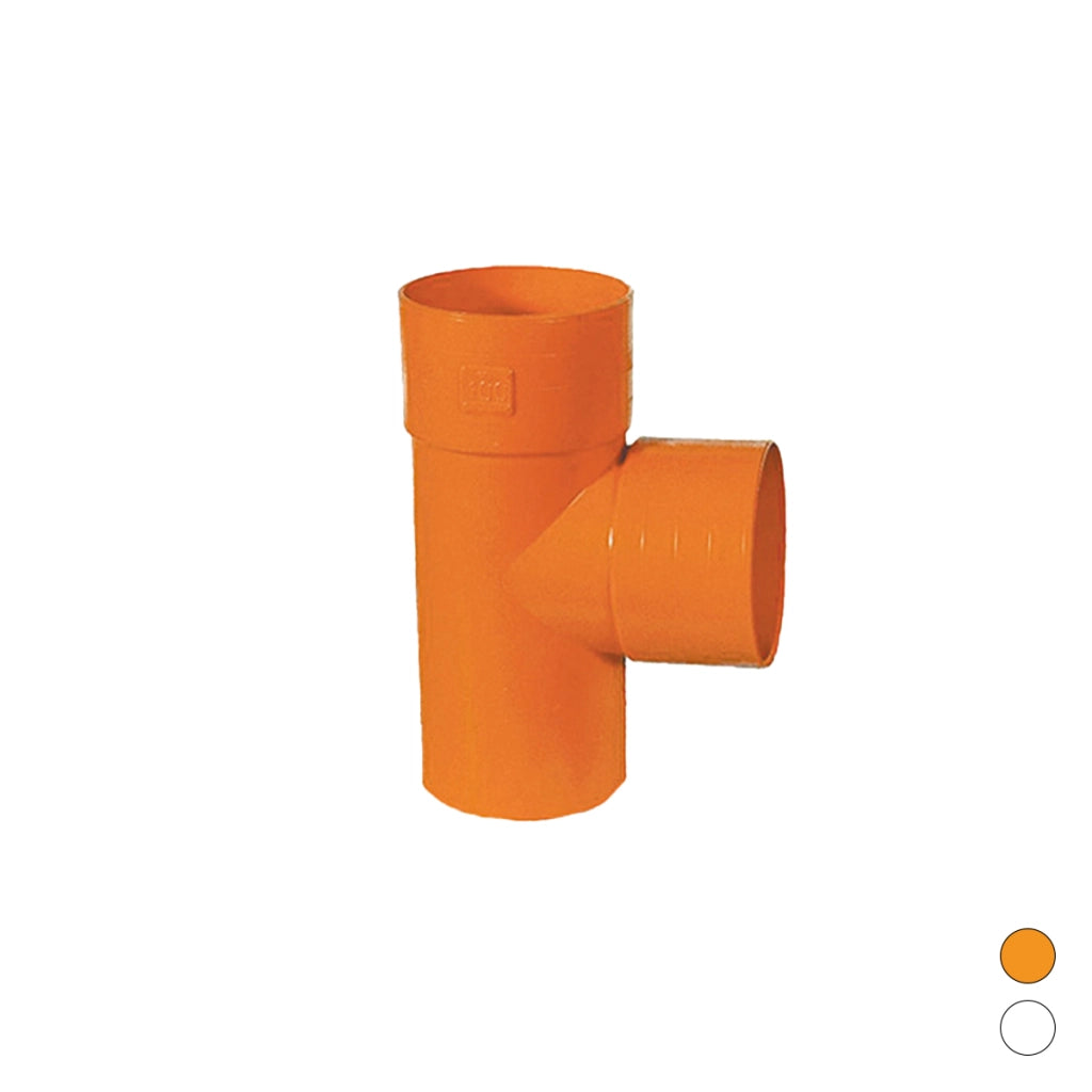 DERIVAZIONE  87  °  IN PVC ARANCIO- Diam. 32- ESCLU- pezzi 1