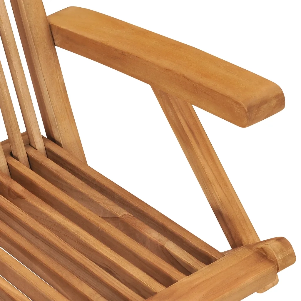 Sedie Giardino con Cuscini Bianco Crema 8pz Legno Massello Teak 3072906