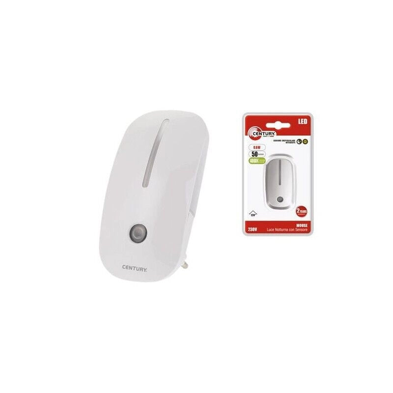 LUE SPIA NOTTURNA CON LED MOUSE 230 V