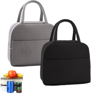 Pacchetto con 2 piccole ceste di 7 litri, ceste di piccola dimensione, ceste per viaggi in piccola misura, mini ceste isolate, ceste per picnic con rivestimento di pellicola, ripiegabili per picnic, scuola
