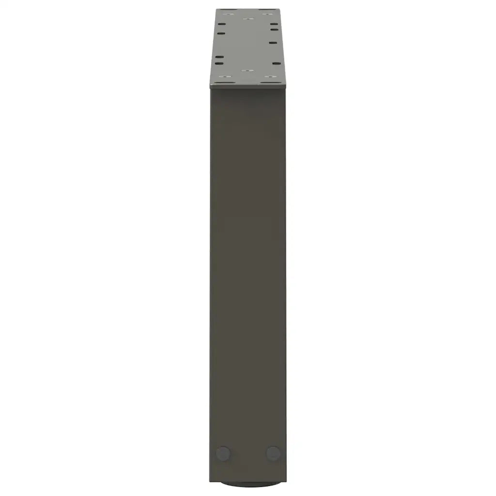 Gambe per Tavolino da CaffÃ¨ a Forma di V 2 pz Antracite 60x(30-31,3) cm Acciaio
