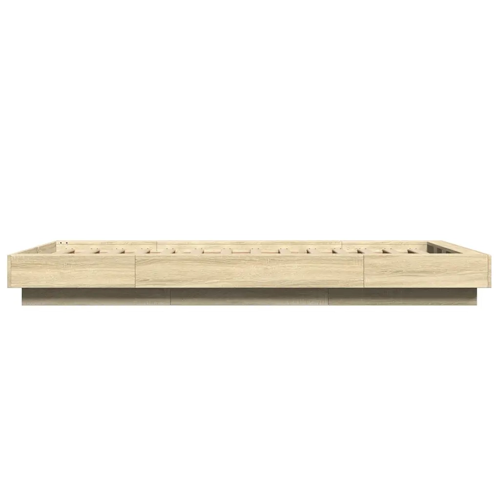 Giroletto-Struttura Letto Rovere Sonoma 100x200 cm in Legno Multistrato 144237