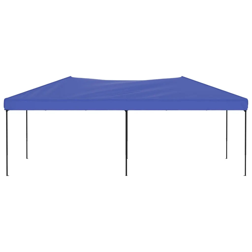 Tenda per Feste Pieghevole-Tenda Gazebo Blu 3x6 m