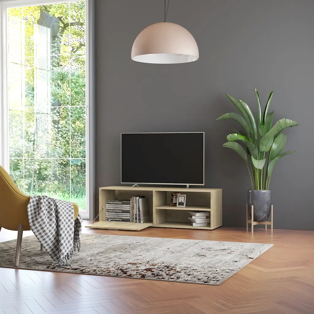 Mobile Porta TV Rovere Sonoma 120x34x37 cm in Truciolato cod mxl 68078