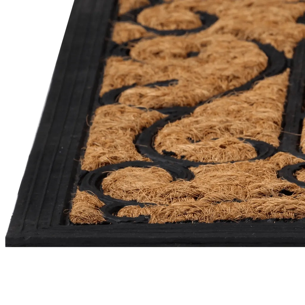 Zerbino Rettangolare 45x75 cm in Gomma e Fibra di Cocco 155666
