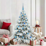 Albero di Natale artificiale con 150 LED Bianco 150 cm PE e PVC 3397608