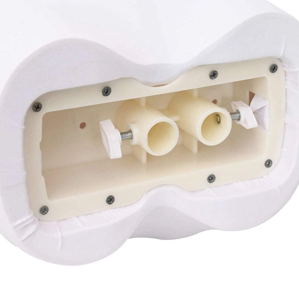 Manichino Regolabile 165-213 cm con Base Femmina PP Bianco 42041701
