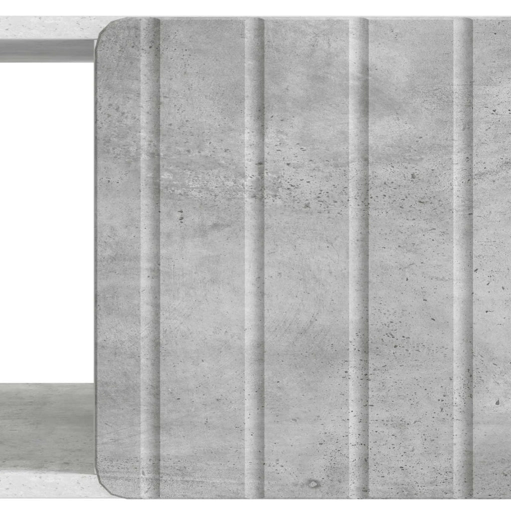 Tavolino da salotto Grigio Cemento 90 x 50 x 40 cm