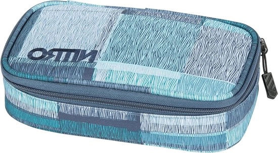 Borsa per matite XL - Geo triangolare - Orario di studio - Zebra Ice UNIC