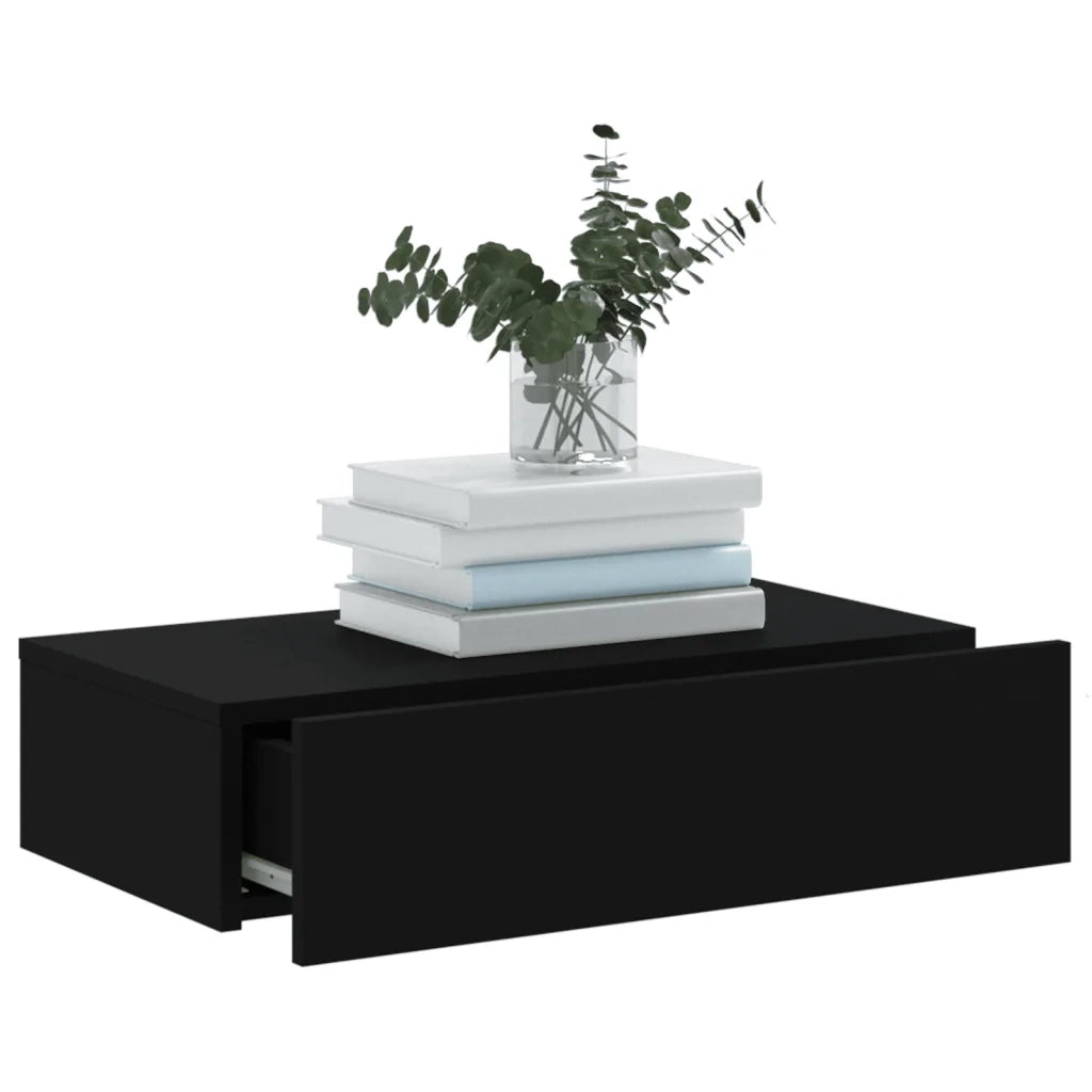 Mobile Porta TV con Luci LED Nero 60x35x15,5 cm 842888