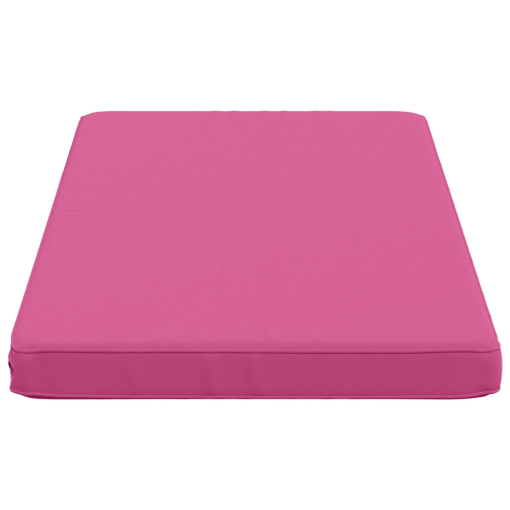 Cuscini per Panchina a 2 Pezzi VUGHT 2 pz 100% Poliestere Rosa 951855