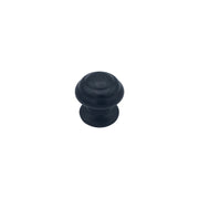 Pomolo fisso per porta SAGUATTI 178/60ZB in alluminio nero opaco