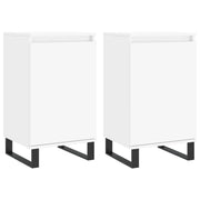 Credenze 2 pz | Madia | Buffet da pranzo | Armadio da pranzo Bianche 40x35x70 cm in Legno Multistrato