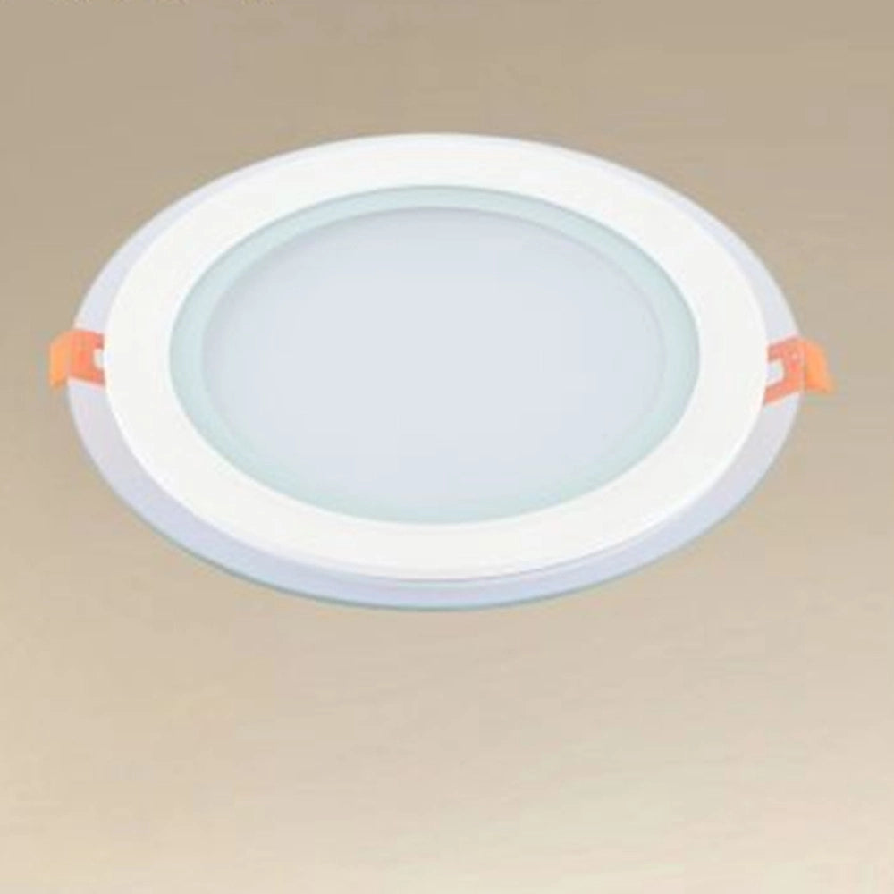 Trade Shop - Pannello Led Incasso Luce 3000k-6500k 18w Tondo Am-cr-18 Con Bordo Traparente 00656 -