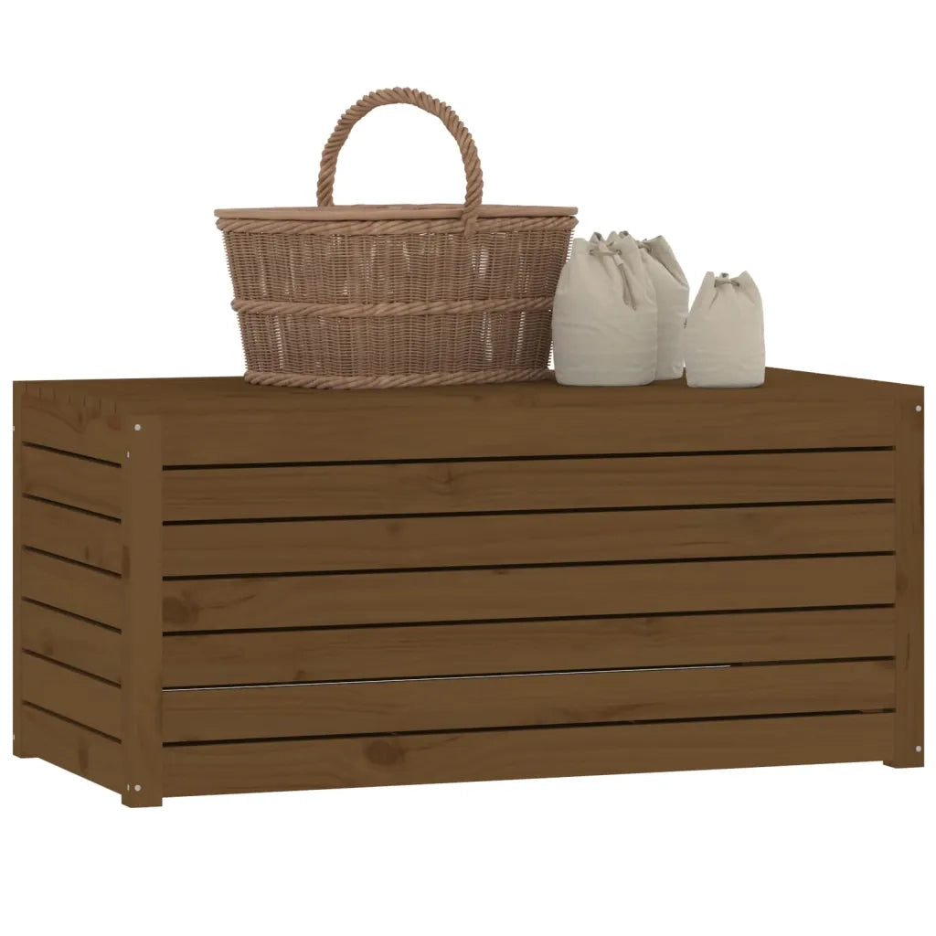 Contenitore Giardino Ambra 101x50,5x46,5 cm Legno Massello Pino 823951