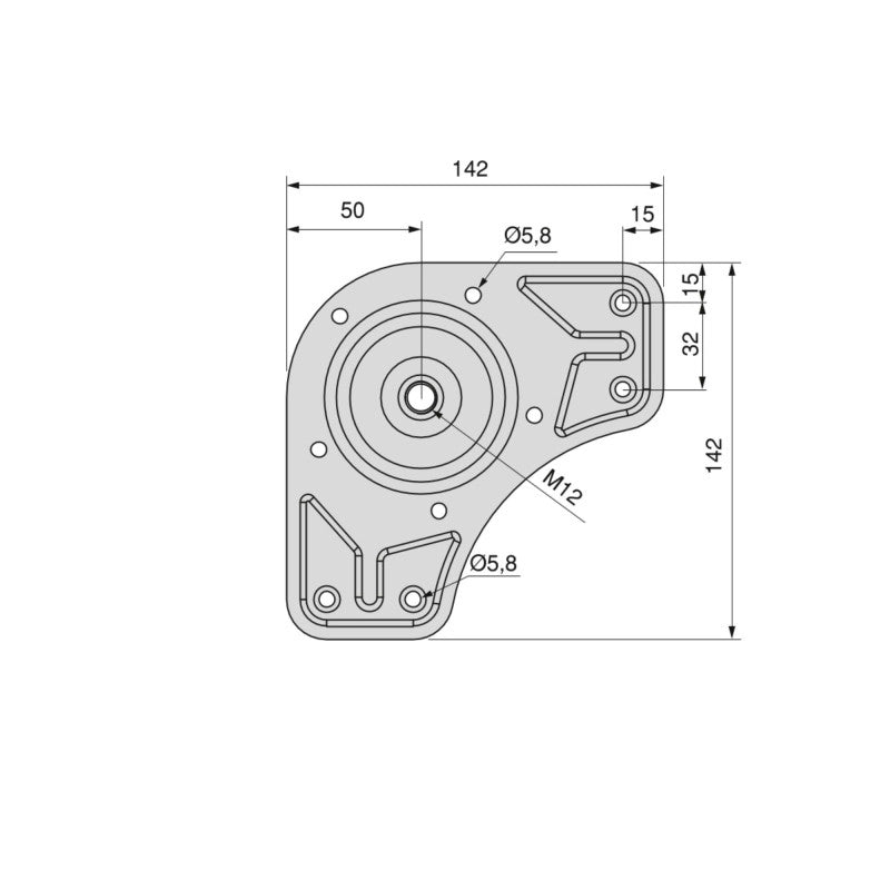 Lotto di 4 gambe per tavolo, diametro 60mm, H 830mm, Acciaio, Nichel satinado