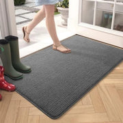 Matte da asciugamento nera - Lavabile e anti-slip - Facile da pulire - Dimensioni 50x80 cm