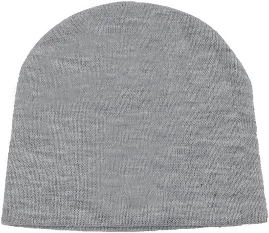 Cappuccio invernale - Caldo - Grigio - Unisex - Stile moderno - Adatto per lo sci - Tessuto a maglia - 1 pezzo - Per Uomini e Donne - Cappuccio da sci.