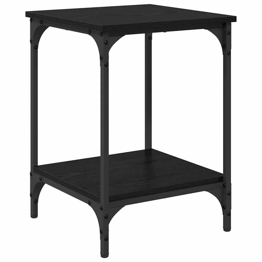 Tavolino da salotto Rovere Nero 40 x 40 x 55 cm 881898