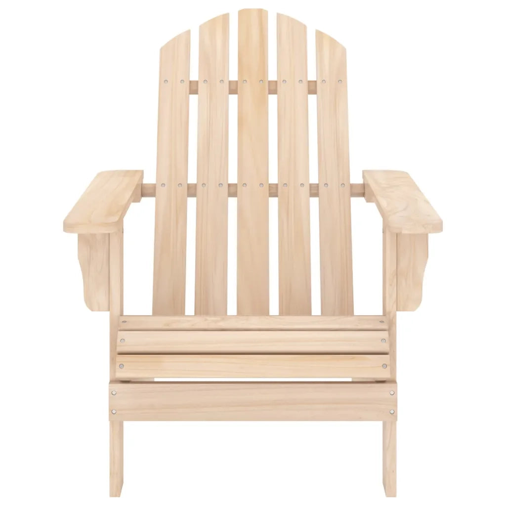 Sedia Adirondack con Poggiapiedi e Tavolo Massello di Abete 315932