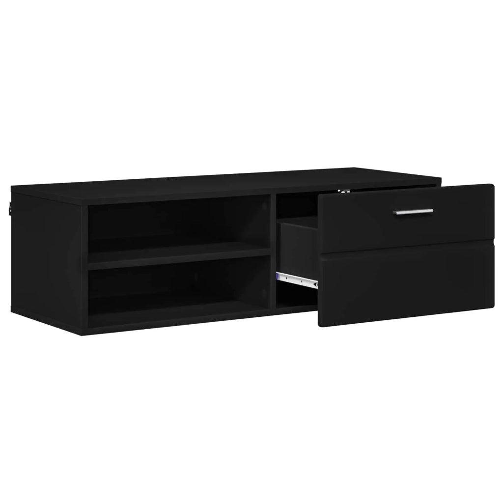 Armadio in Legno Nero 100,5 x 39 x 30 cm Legno multistrato 880242