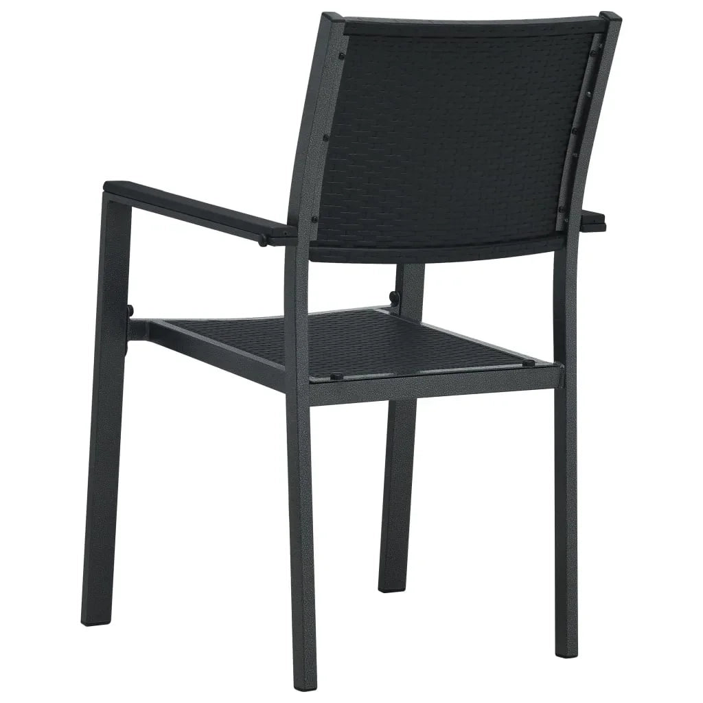 Set da Pranzo da Giardino 9 pz Nero cod mxl 35273