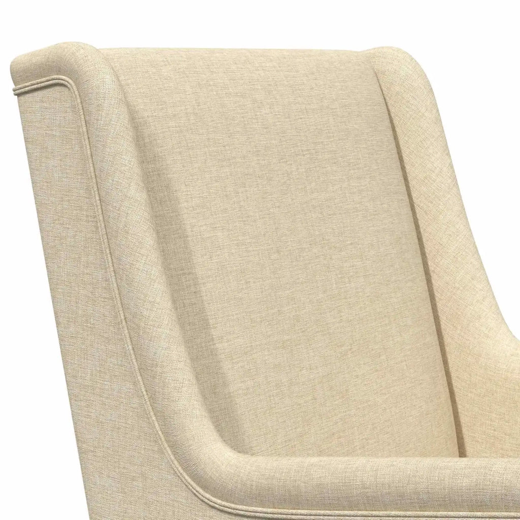 Sedia a dondolo Crema 62 x 80 x 85 cm Tessuto