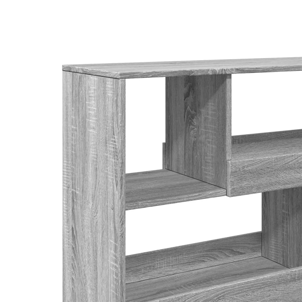 Libreria Divisorio-Scaffale per Libri-Mobile di Stoccaggio Grigio Sonoma 100x33x94,5 cm