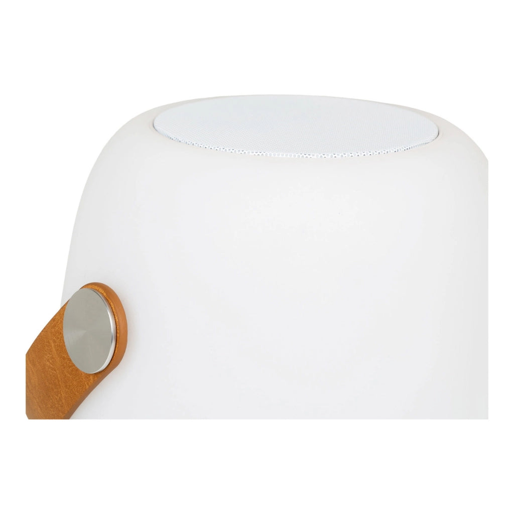 Lampada da Esterno Ricaricabile Cardiff, Bianco, Polietilene, 18x18x21 cm