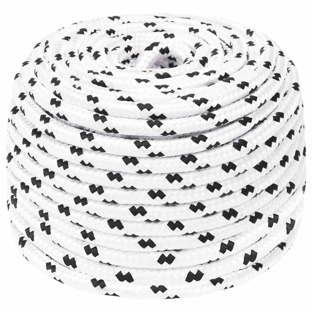 Corda multiuso 8 mm 25 m Bianco Poliestere 3473432