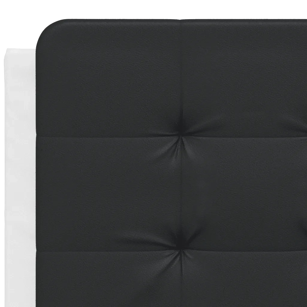 Cuscino Testiera Zadar Nero e Bianco 120 cm in Similpelle CFW4765142