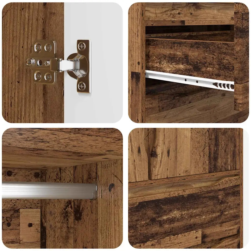 Guardaroba con cassetto Legno vecchio 79,5 x 49 x 156 cm 3406253