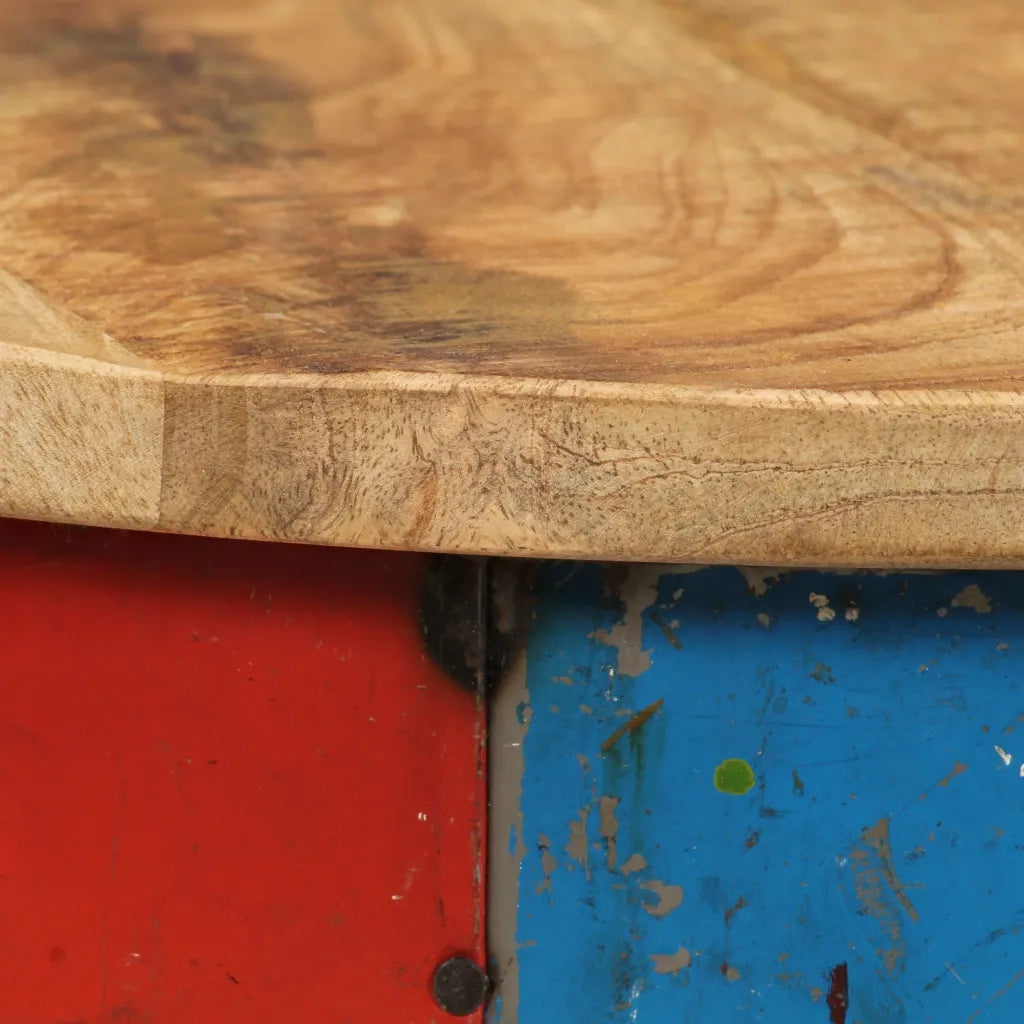 Tavolini da CaffÃ¨ 2 pz in Legno Massello di Mango cod mxl 26064