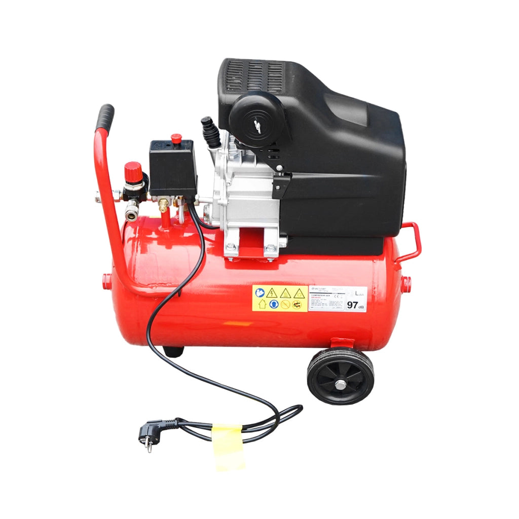Compressore d'aria 24L potenza 1,5kW/2HP pressione massima 8 Bar, volume aria aspirata 184L Breckner Germany