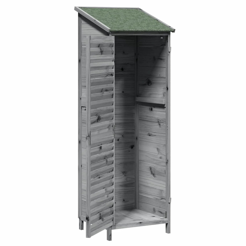 Capanno da Giardino Grigio 59 x 56 x 176 cm CFW7184500