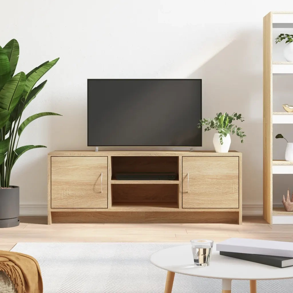 Mobile per TV-Credenza TV-Console TV Rovere Sonoma 102x30x37,5 cm Legno Multistrato