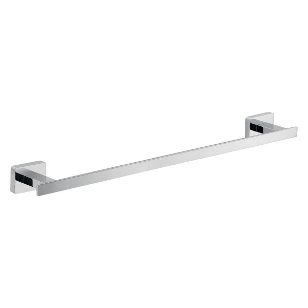 PORTA SALVIETTE DA PARETE IN ACCIIAO INOX MODELLO ATENA - DIM. CM (LXPXH): 60X5,6X3,5  - CROMATO  - GDY