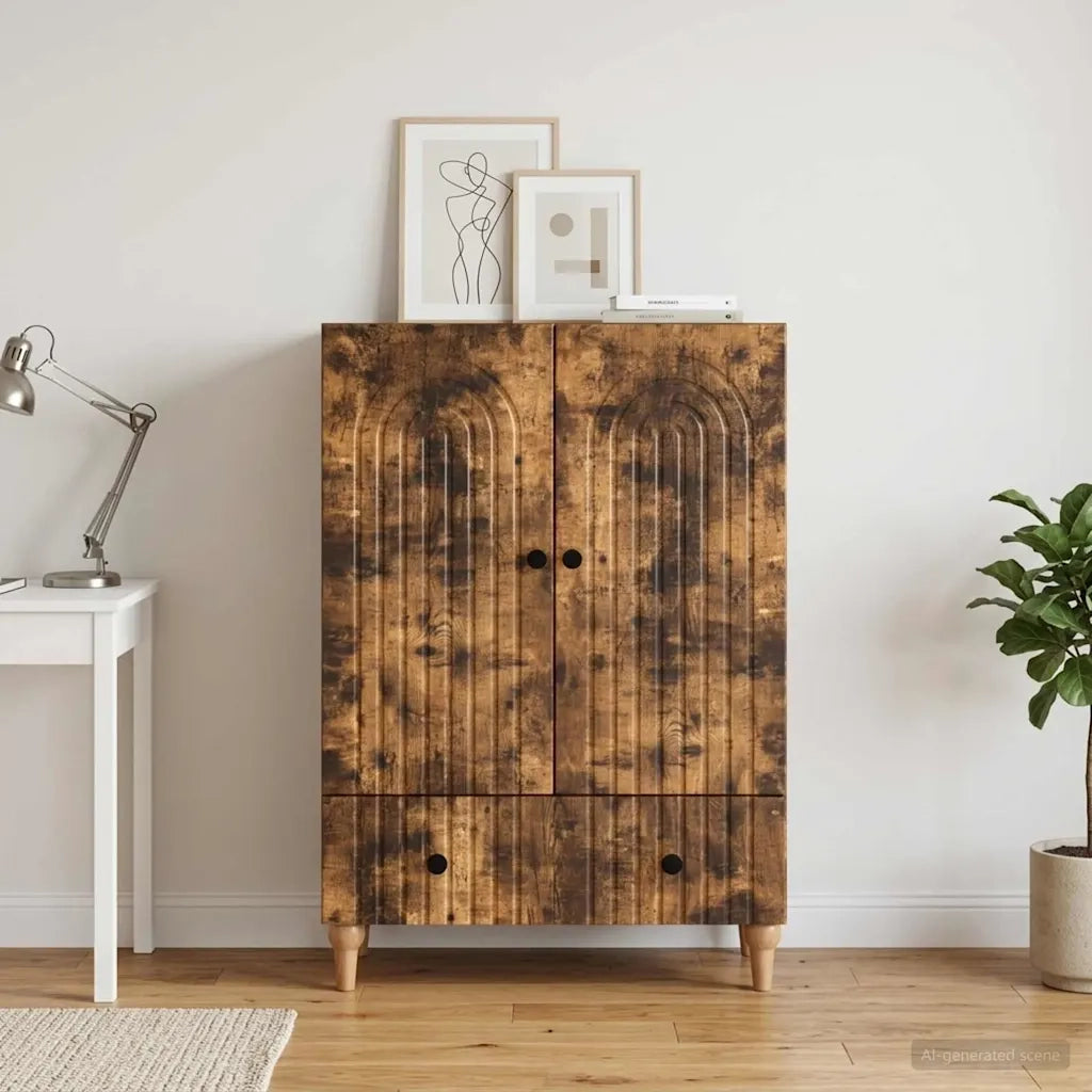 Credenza Rovere Fumo 66 x 34,5 x 95 cm Legno ingegnerizzato 894210