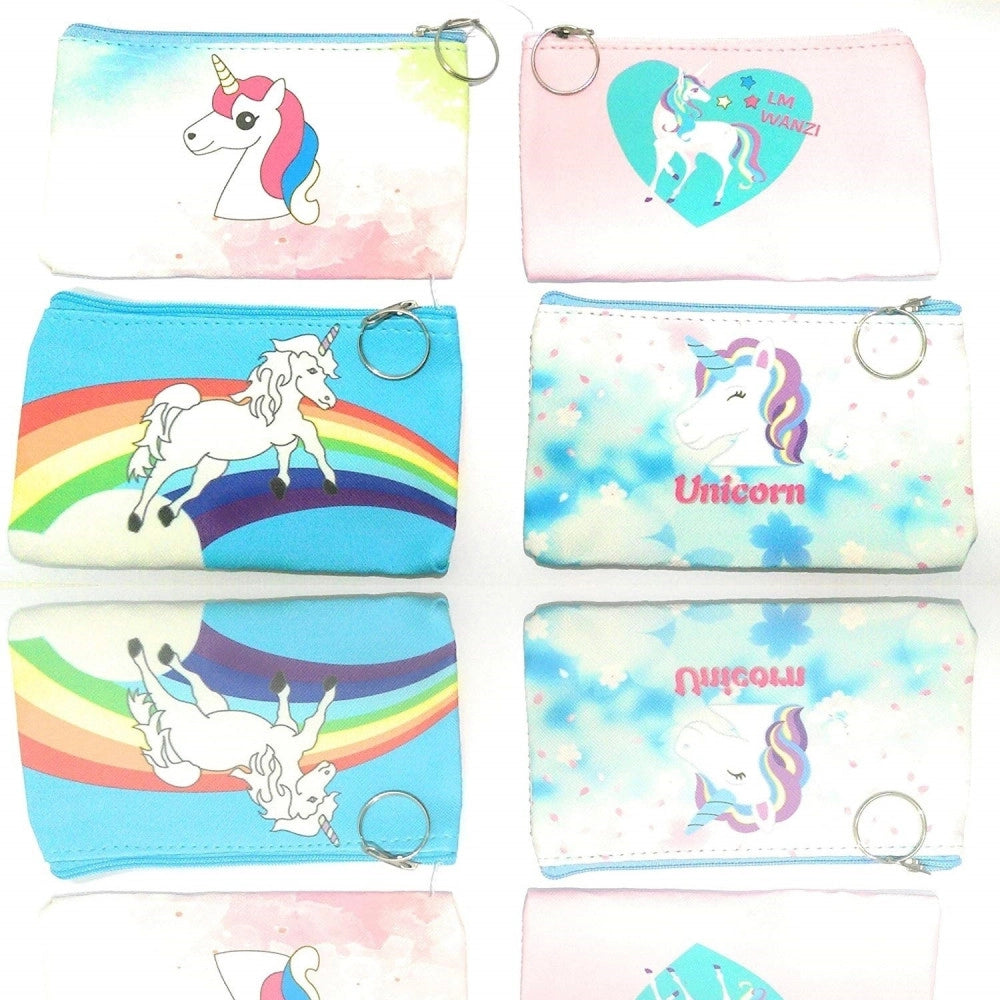 Trade Shop - Borsetta Pochette Unicorno Cavallo Magico 15x9 Cm Portamonete Porta Oggetti -